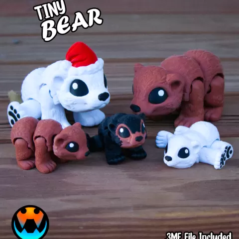 Tiny Bear by Cinderwing3D