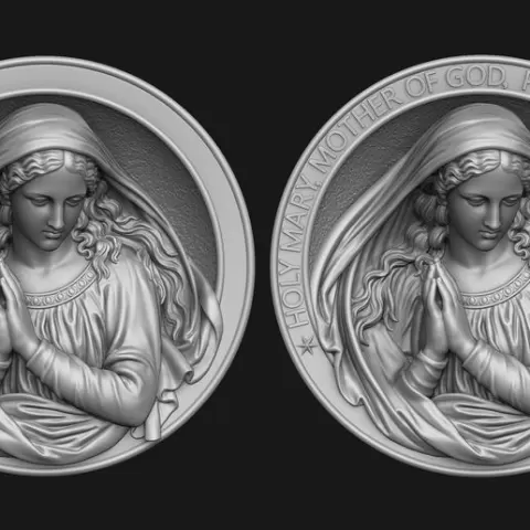 Holy Mary Medallion