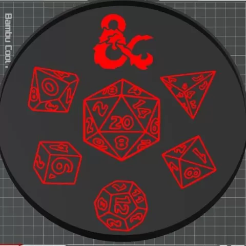 DnD Dice Tray - Model 2