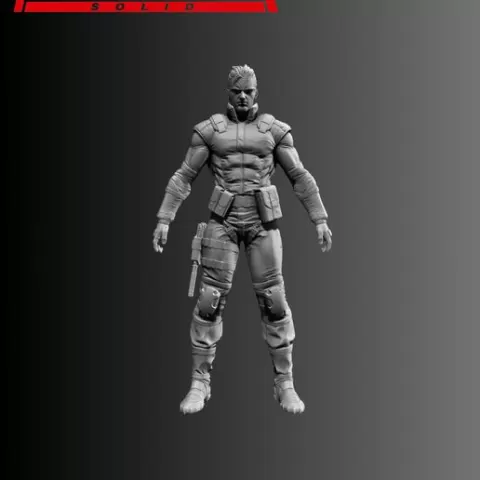 Snake Metal Gear Solid (Enhanced Design)