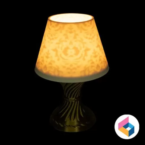 Classic table lamp - inside pattern