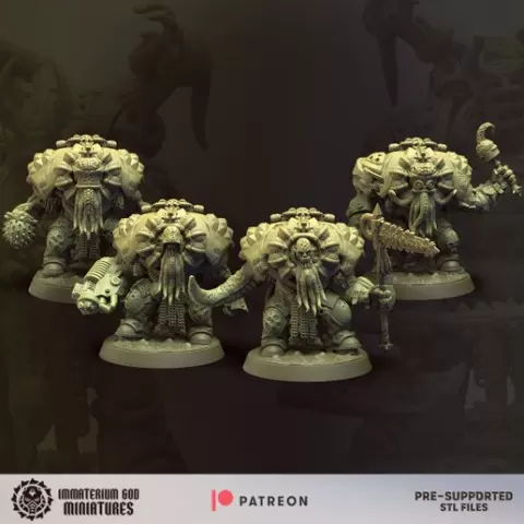 Afflicted guardians set (4 models)