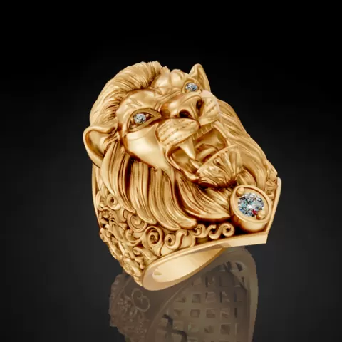 lion ring