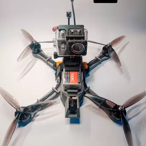 Versatile Modular Drone - X / Deadcat Configuration and Adaptable 5" / 7" Size