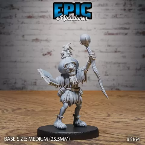 Garlic Druid Magic / Plant Warrior / Nature Spirit / Humanoid Beast / Mythical Creature / Dryad Monster / Forest Wetland Encounter by Epic-Miniatures