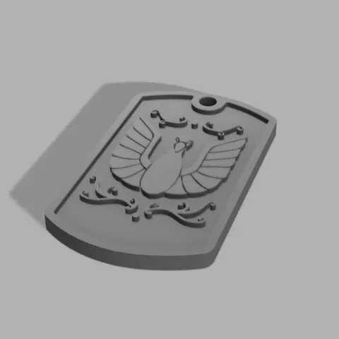 Dog Tag Cygnus Saint Seiya (Knights of the Zodiac) Swan