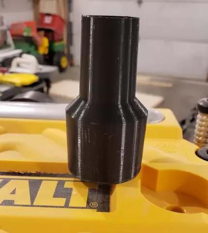 Dust Port Adapter, 1-1/4'' Vacuum Wand to 2-1/4'' Dust Port