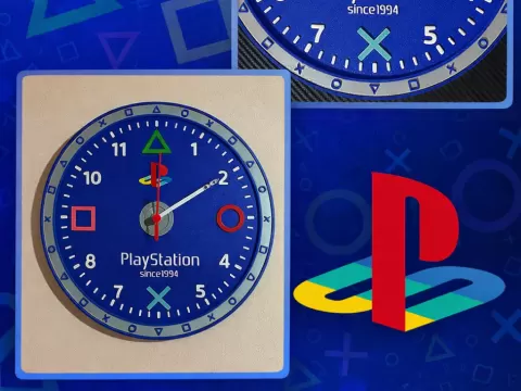 PlayStation Wall Clock 300x300mm AMS Friendly