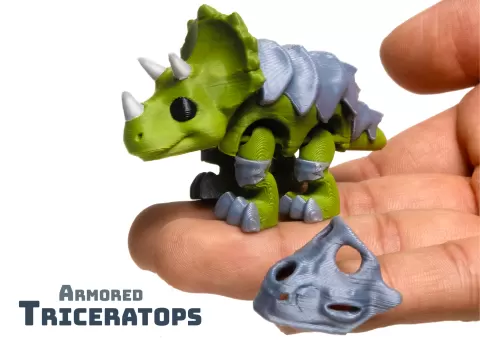 Armored Ticeratops Articulated