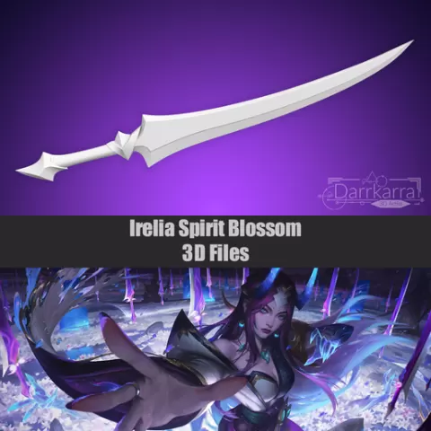 Irelia Spirit Blossom League of Legends STL files