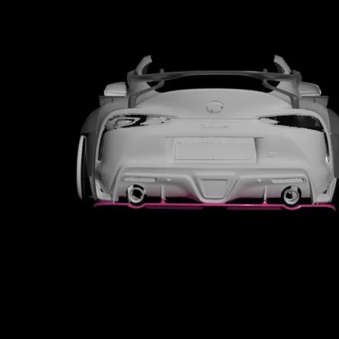 Toyota Supra mk5 lip diffuser