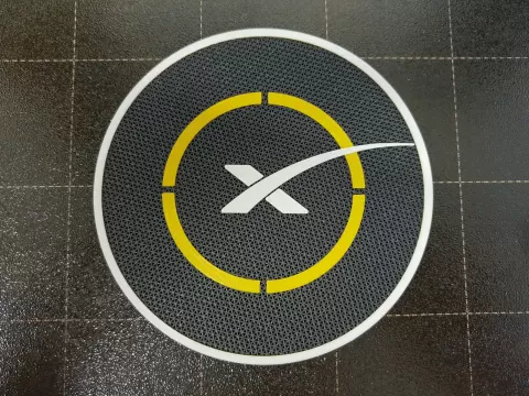 SpaceX landing pad