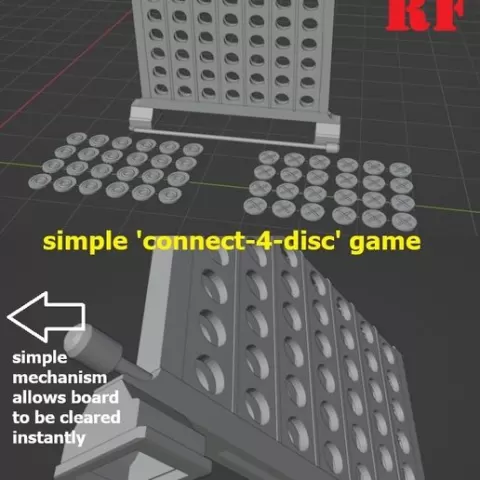 simple 'connect 4' game set