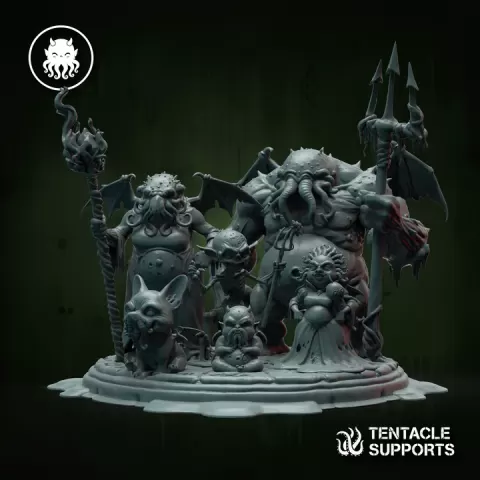 Grumpy demon family by Grumpy Demon Studio