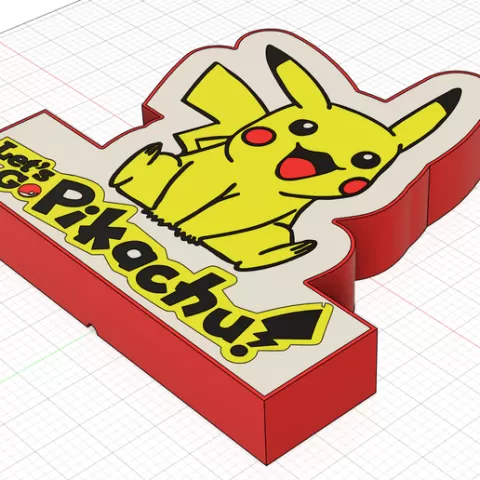 pikachu led lamp