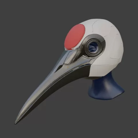 Crane Head Mask