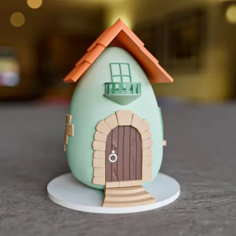Easter egg house