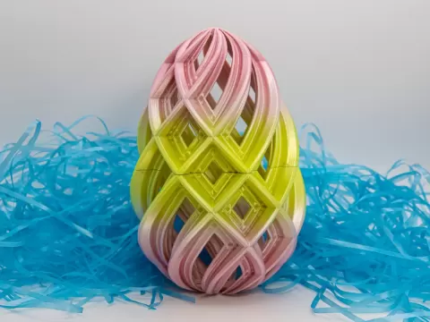 Large Spiral Easter Egg