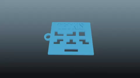 Tetris Keychain