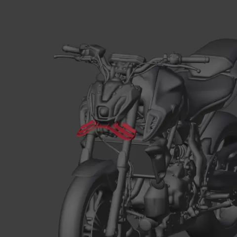 Compatible YAMAHA MT07 Front Winglet