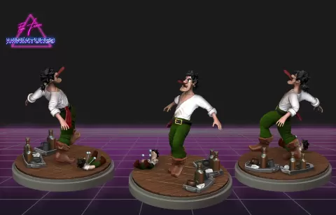Largo LaGrande from Monkey Island 2 - Popfeverminiatures