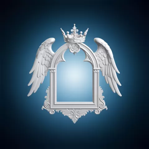 Seraphim Gothic Frame 3D Print Model