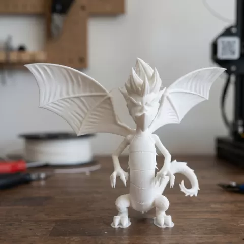 Dragon Bust 3D Print Model 394