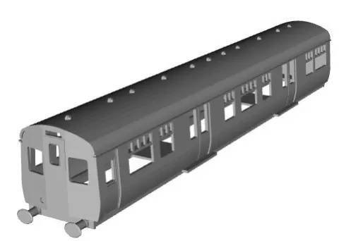 BR Class 306 EMU driver trailer coach 1/76 scale