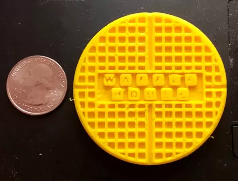 Waffle House Keychain