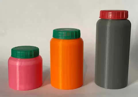 Milk Cap Jar (Wide) set