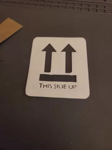 This Side Up Stencil
