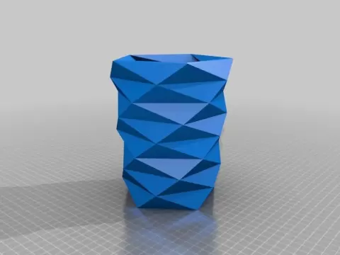Geometric pencil holder