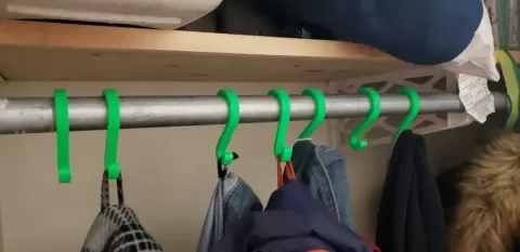 Coat hook For Pole/rod