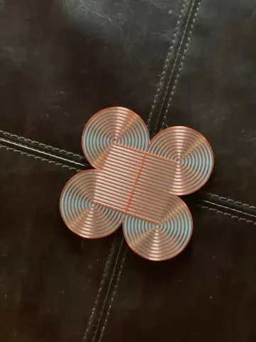 Concentric Circles 2 Retro Coaster