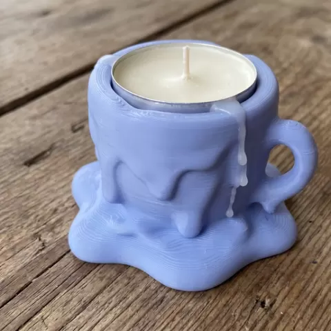 Melting Cup Tealight Holder ☕🕯️💧