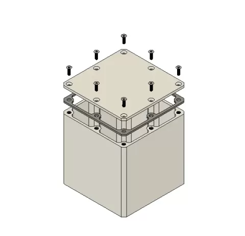 box 90x90x90mm - XP3Design