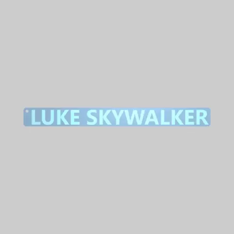 LUKE SKYWALKER star wars keychain - XP3Design