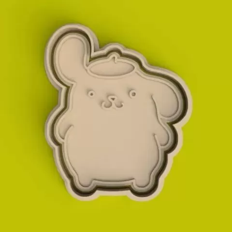 pompompurin cutter + stamp - Crafteros