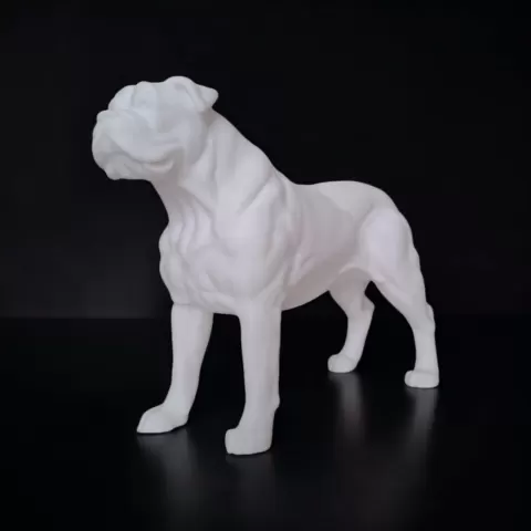American Bulldog Statue – Sculpture or Figure for Dog Lovers - Deltaprints
