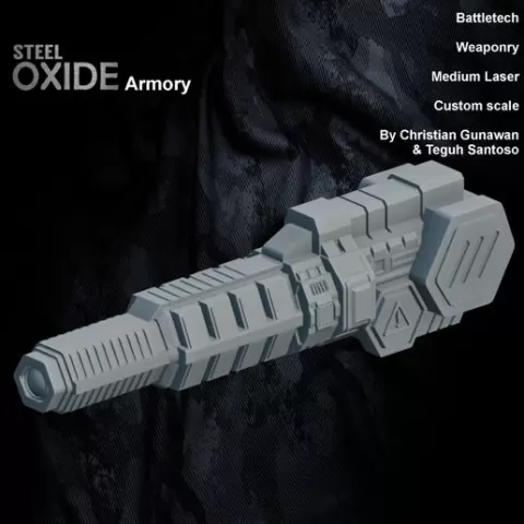 Battletech miniature weaponry Medium Laser
