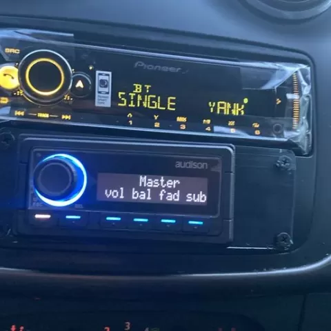 Custom Lower Stereo Mounting Bracket for Duster