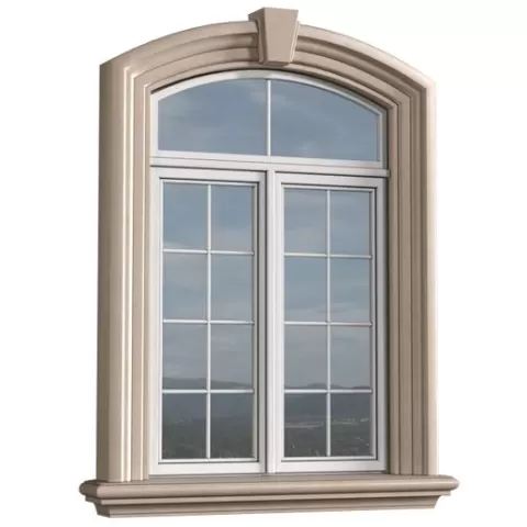 Arc Classical frame Window 3D model