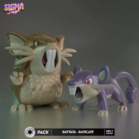 Pack - Rattata Raticate