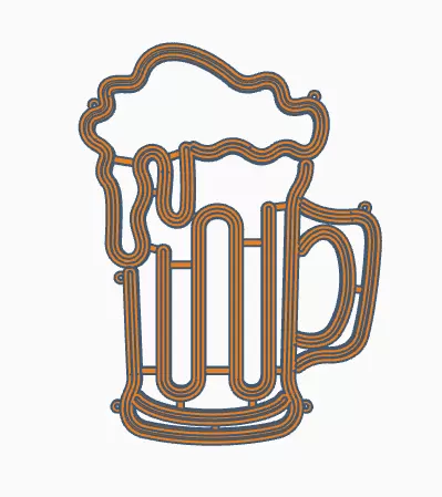 Beer Base for Neon Led