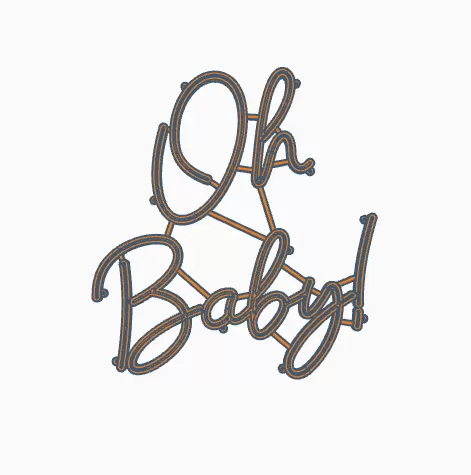 Oh Baby Base for Neon Led