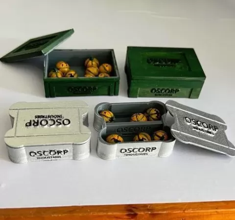 Oscorp storage boxes