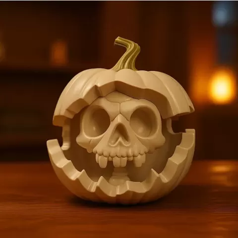 Pumpkin skull (Halloween) - Countless Sm