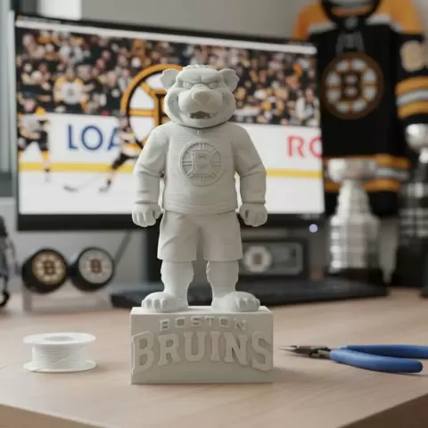 NHL - Blades the Bruin - Boston Bruins mascot statue - KHUONGTAINANG