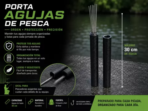 PORTA AGUJAS DE PESCA
