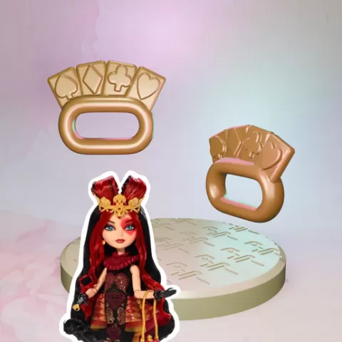 Ever After High Basic/First Chapter Lizzie Hearts doll ring replacement